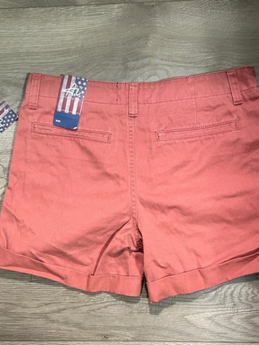 Authentic Icon Women's Coral Flat Front Shorts